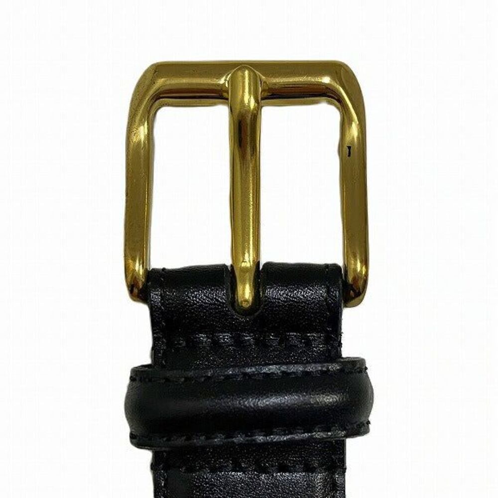 Coach Leather Black Belt 5950 - Picture 5 of 6